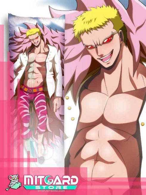 ONE PIECE Donquixote Doflamingo | Heavenly Yaksha Body pillow case Dakimakura - 3